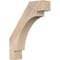 Ekena Millwork 3 1/2"W x 14"D x 18"H Merced Smooth Knee Brace, Douglas Fir BRC04X14X18MRC00SDF - alternate 1